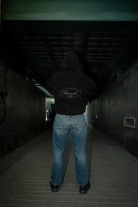 STARS ZIP-HOODIE BLACK