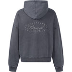 STARS ZIP-HOODIE WASHED ANTHRACITE