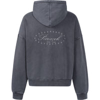 STARS ZIP-HOODIE WASHED ANTHRACITE