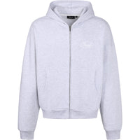 STARS ZIP-HOODIE HEATHER GREY
