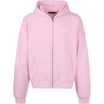 STARS ZIP-HOODIE PINK