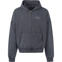 STARS ZIP-HOODIE WASHED ANTHRACITE